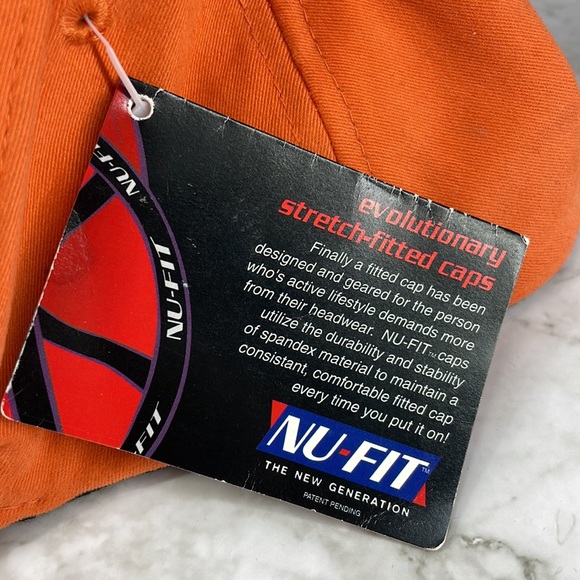 Vintage Promotion Hat for 2000’s TV Show “Just Legal”. Orange Nu Fit - Picture 6 of 8